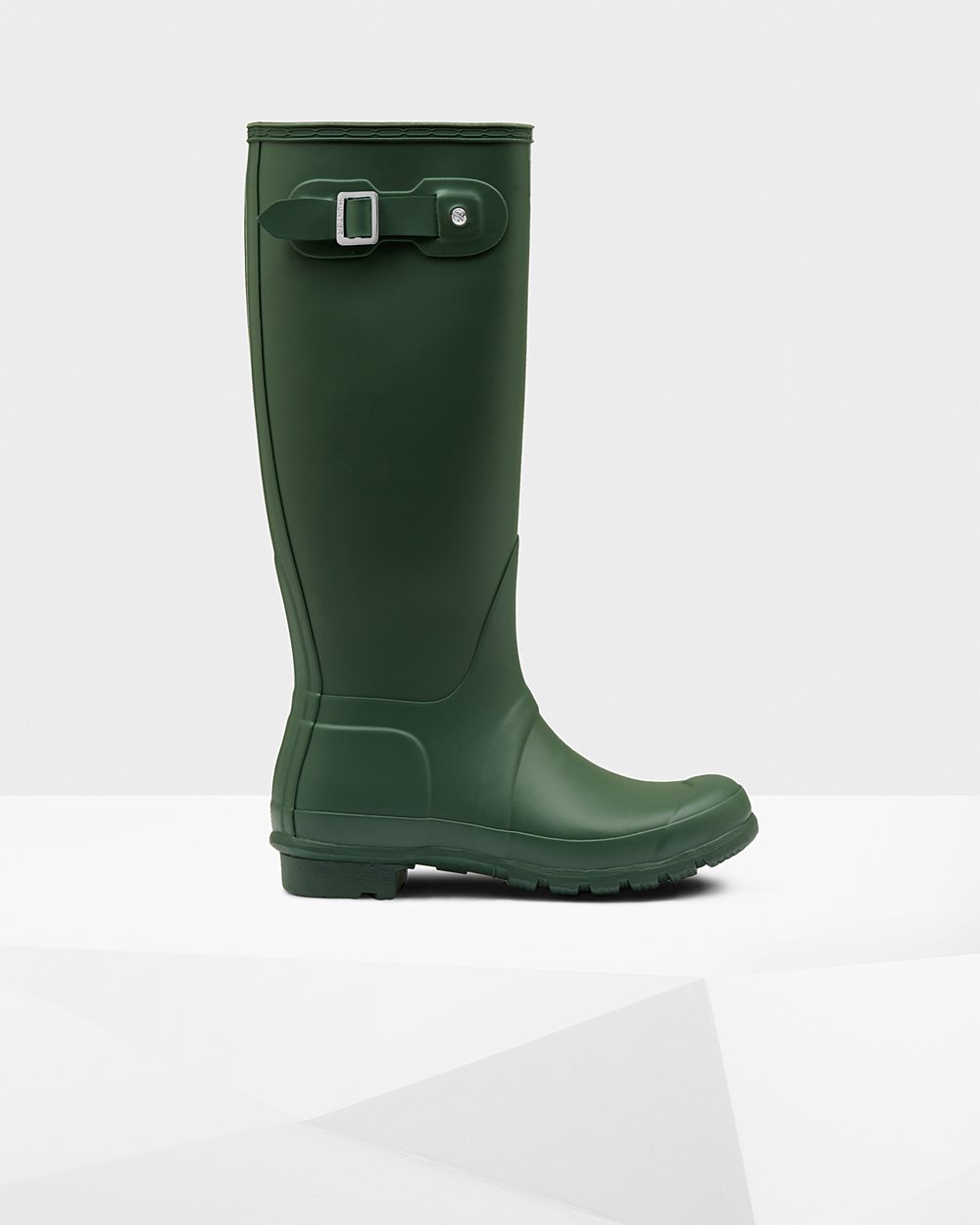 Womens Hunter Original - Tall Rain Boots Green - 8523-KHVLC